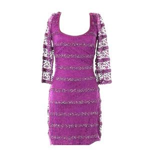 Guess purple cocktail dress
